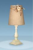 Лампа настольная Лора с декорированным абажуром