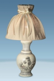 Лампа настольная Милана декорированная с фигурным абажуром