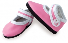Одежда - туфли розовые, Poupee 28 см