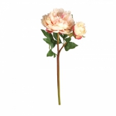 Искусственный цветок Пион кремовый 54 см