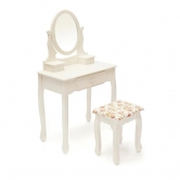 Туалетный столик с зеркалом и табуретом "Секрет дома"