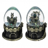 Фигурка декоративная в стекл.шаре с подсветкой "Дракон"