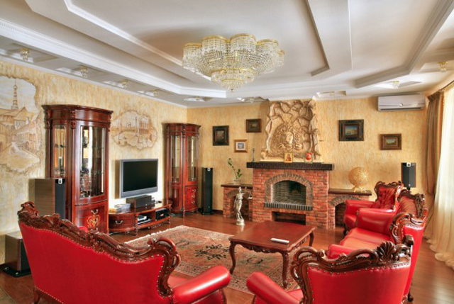 Для викторианского стиля характерен деконструктивизм: интерьер каждой комнаты выполнен в отдельном стиле